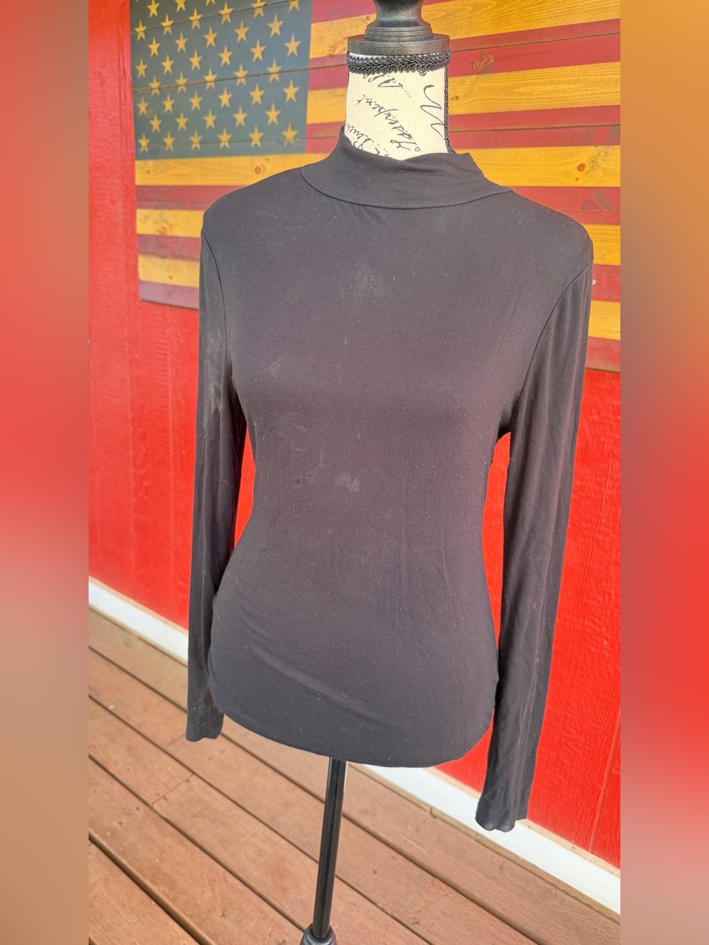 By Together Black Cowl/Turtleneck Sweater - Picture 2 of 5